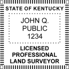 Kentucky Professional Land Surveyor Seal